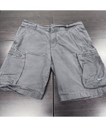 Nike Cargo Shorts Relaxed Fit Casual Everyday Gray Mens Size 34 - $27.34 CAD