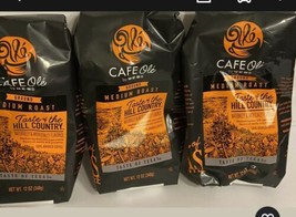 3 HEB Cafe Ole Taste Of The Hill  Country Ground Medium Roast Coffee  12... - $49.47