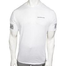 Nwt Calvin Klein Msrp $54.99 Men&#39;s White Crew Neck Short Sleeve T-SHIRT Size Xl - £16.71 GBP