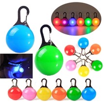 LED Blue Pet Dog Collar Cat Luminous Night Light Safety Flashing Neon Pe... - $7.34