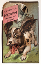 F.W. Humphrey Fine Clothing &amp; Co St. Louis Missouri Victorian Trade Card... - £9.28 GBP