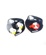 Vintage Snoopy Hair Accessory By Karina Lot Of 2 Red White - £27.66 GBP