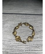 VTG Goldtone Shell Bracelet - $17.82 CAD