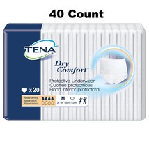 TENA Disposable Underwear Unisex Medium 34 to 44 Dry Comfort Pull On 724... - £30.57 GBP