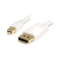 StarTech 1m Mini DisplayPort to DisplayPort Male to Male Adapter Cable - White  - £31.40 GBP