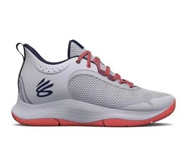 Under Armour Curry 3Z6 Mens Grey/Grey Basketball Shoes Grey Mens 10.5 - $65.44