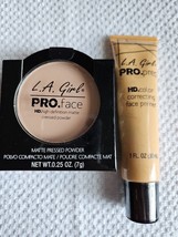 L.A. Girl Pro Prep HD Color Correcting Face Primer GFP911 &amp; Matte Presse... - $11.95