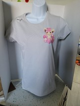 Pokemon Ladies size Small S Tshirt T-shirt Ninetails with Pink fluffy gloves NWT - £13.18 GBP