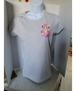 Pokemon Ladies size Small S Tshirt T-shirt Ninetails with Pink fluffy gl... - £13.12 GBP