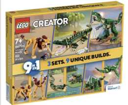 LEGO 66706 -Creator Pack, 3 in 1 (Sets 31058, 31112, and 31121) - Animals Bundle - £60.92 GBP