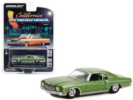 1970 Chevrolet Monte Carlo Green Metallic w Green Interior California Lowriders - £14.08 GBP