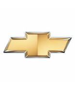 Chevy Gold Bowtie Emblem Metal Sign - £70.78 GBP