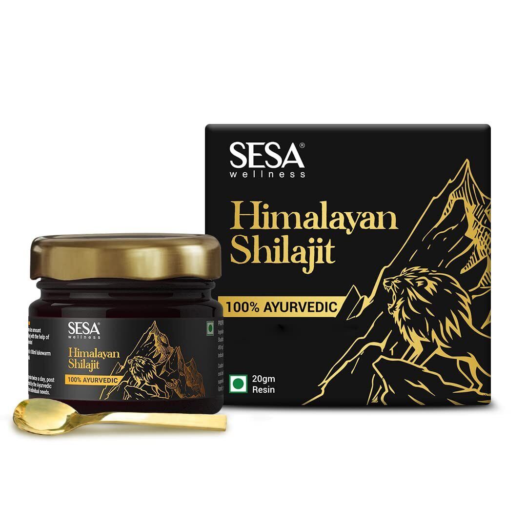 Primary image for SESA Himalayan Shilajit/Shilajeet Resin 20g -100% Ayurvedic Helps boost Strength