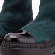 The Sorella Deep Teal Suede Leather Women’s Boot image 3