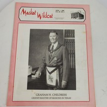 Vintage Maskat Wildcat Masonic Shriners Magazine April 1988 Wichita Fall... - $8.22