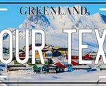 Greenland City License Plate Personalized Car Auto Bike Motorcycle Tag - $14.99 CAD+