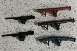 Marx U.S. Armed Forces Training Center Lot Of 3 Bazookas And 2 Machine Guns - $29.69