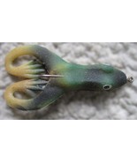 Vintage 3.5&quot; Rubber Frog Fishing Lure Unknown Brand - $171.16 MXN