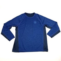 Tommy Bahama Island Active Shirt Long Sleeve Blue Sz XL Live the Island Life 93 - £14.90 GBP