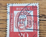 Germany Stamp Johann Sebastian Bach 20pfg Used Circular Cancel 829 - $0.94