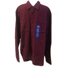 Woolrich Mens Button Down Casual Burgundy Shirt Sz XXL Cotton NWT - £23.89 GBP