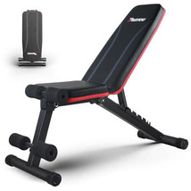 PASYOU Adjustable Weight Bench Full Body Workout Multi-Purpose Foldable Incline  - $332.09