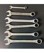 Forged Steel Combination Wrench 11/16 5/8 9/16 1/4 Made USA (6 Total) - $287.87 MXN