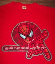 Vintage SPIDER-MAN The Movie Marvel Comics T-Shirt Mens Large Y2K 2000&#39;s - £43.65 GBP