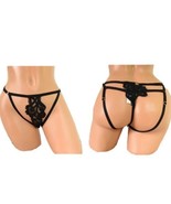 Victorias Secret Very Sexy Band of Lovers Black Accents Caged Bikini Pan... - £14.06 GBP