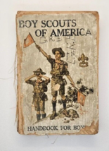 1916 Boy Scouts of America Official Handbook Fourteenth Antique Guide Book - £59.56 GBP