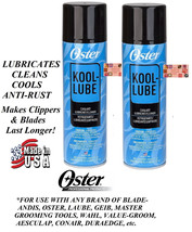 2 - Oster Kool Lube 3 Clipper Blade Spray Coolant Clean Cooling Lubricant A5 A6 - £28.37 GBP