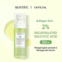 SKINTIFIC 2% Salicylic Acid Anti Acne Serum 50ml Free keychain gift - £39.05 GBP
