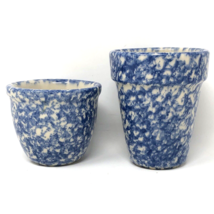 Gerald Henn Workshops Pottery Spongeware Flowerpot Votive Candle Holder ... - £19.91 GBP
