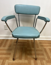 Mid Century Modern ARM CHAIR vintage retro desk diner waiting room turqu... - €43,41 EUR