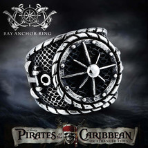 BEIER, Classic, 316L Stainless Steel, Compass / Anchor, Pirate Theme Ring - £17.39 GBP