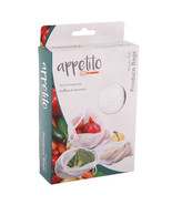 Appetito Woven Net Produce Bags 3pcs (White) - £16.11 GBP