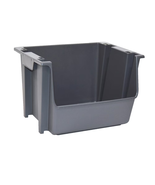 Large Nesting Stack Storage Bin, All, Plastic, Gray - €21,19 EUR Large Nesting Stack Storage Bin, All, Plastic, Gray - €21,19 EUR