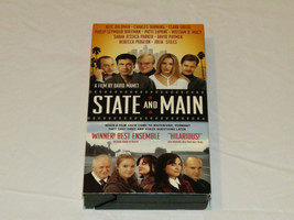 State and Main VHS 2000 R N5381 Alec Baldwin  Durning Sarah Jessica Park *^ - $10.30