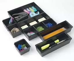 Staples 10 Piece Mix &amp; Match Drawer Organizer Compartment Interlock Desi... - $14.84