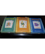 loy of {3} card games {old maid,go fish,&amp; slap jack} - £11.68 GBP