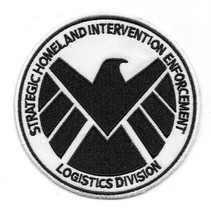 Agents of S.H.I.E.L.D. Homeland Enforcement White Logo Patch, NEW UNUSED - £6.15 GBP