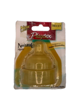 Playtex Natural Latch Nipples Tri-Cut 2 Silicone Nipples - £15.02 GBP