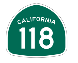 California State Route 118 Sticker Decal R1193 Highway Sign - $1.45+