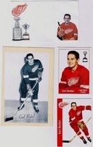 Earl Reidel Detroit Red Wings Parkhurst Missing Link Cards Photo and Note Card - £11.42 GBP