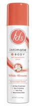 FDS Intimate + Body Dry Deodorant Spray, White Blossom, 2 Oz. Can - £5.22 GBP