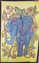 Traditional Jaipur Hand Painted Elephant Indian Mandala Wall Hanging, Bohemian E - £22.27 GBP