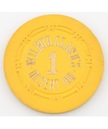 Wilbur Clark&#39;s Désert Inn Casino Roulette Chip Las Vegas Table 1 H Moule... - $536.46 CAD