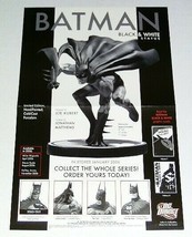 17x11 inch Joe Kubert DC Comics Direct Batman Black &amp; White statue promo POSTER - £16.87 GBP