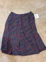 LuLaRoe Madison Skirt Women’s Size L Pleated Flare Pockets Elastic Waist NEW! - £15.68 GBP