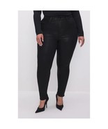 Good American Good Legs Black Coated Skinny Jeans Plus Size 24 NWOT - $102.56 CAD